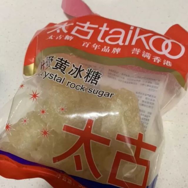 > 太古优级黄冰糖350g 厨房调味品 袋装老冰糖 甜品煲汤 太古出品商品