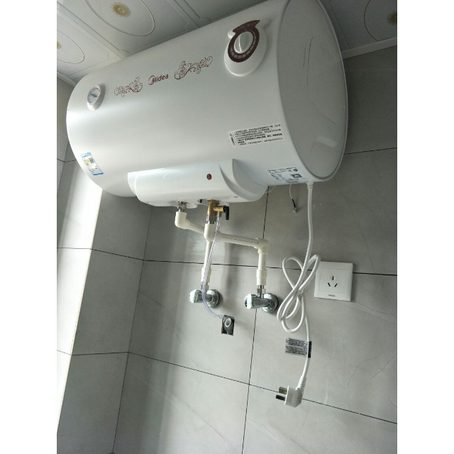 美的(midea)f50-21wa1电热水器50升家用速热储水式节能洗澡 2100w加长