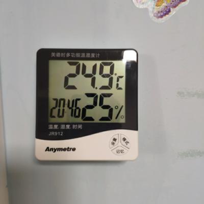 美德时912大品牌货 办公室家用室内电子温湿度计 婴儿房数显干湿温度计 用料芯片更有保证 高精度温度湿度计晒单图