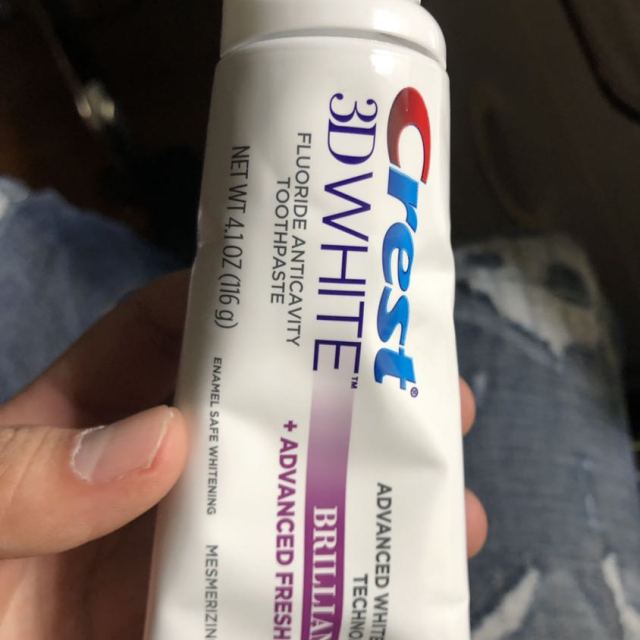 > 佳洁士(crest)3d钻亮牙膏(慕斯净白)116g 勤刷牙 增强牙齿抵抗力