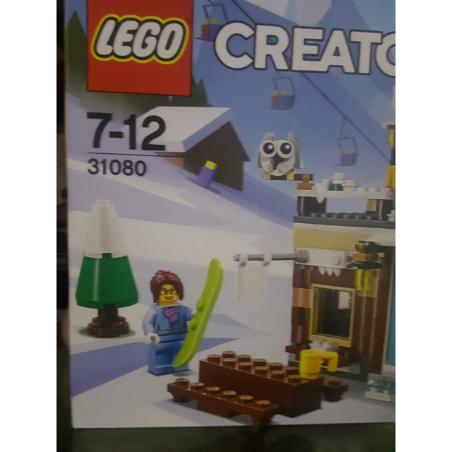 乐高(lego)creator 创意百变 滑雪度假屋 31080 塑料积木玩具374块