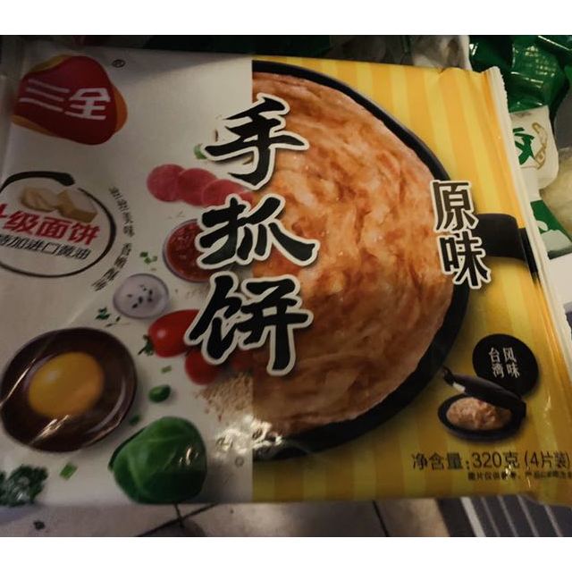 三全千絲手抓餅原味320g