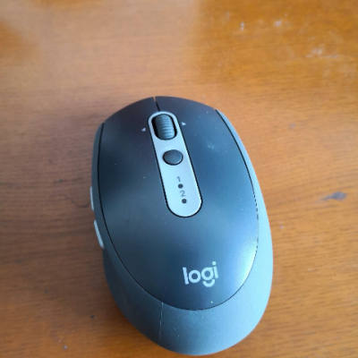 罗技m585无线鼠标办公笔记本电脑商务鼠标家用双模连接flow技术(石墨