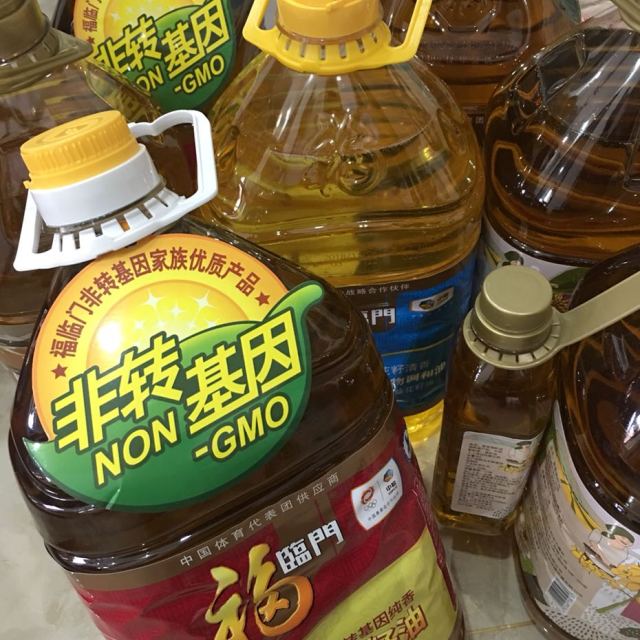 中糧福臨門非轉基因純香菜壓榨籽油5l桶風味三級菜籽油食用油