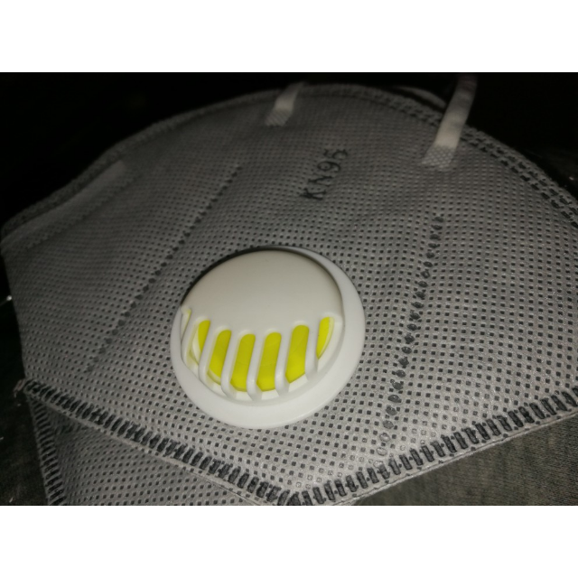 艾贝尔成人一次性口罩防雾霾防尘工业粉灰呼吸阀口罩防颗粒物口罩