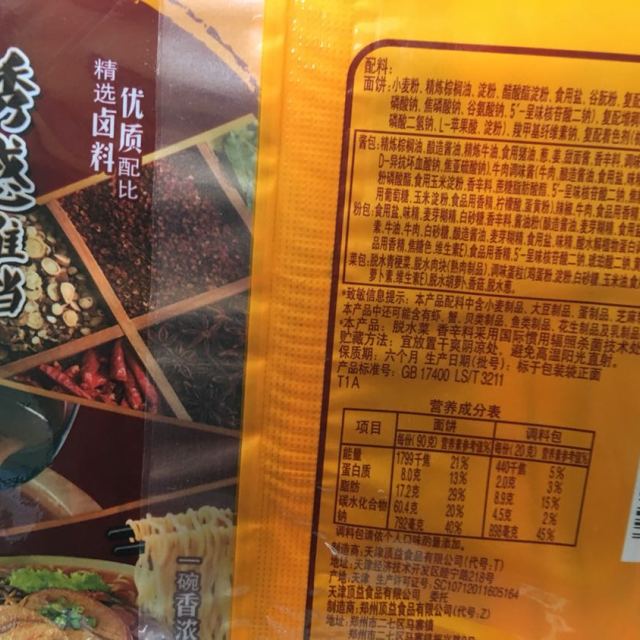 红烧排骨配料表图片