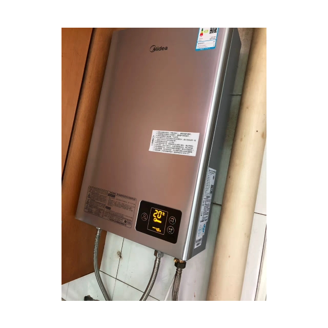 美的(midea) 家用(天然气)热水器jsq22-12hwa12l恒温燃气热水器 17秒