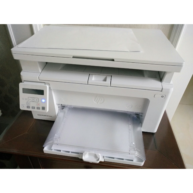 惠普hpm132nw黑白办公激光一体机多功能打印机一体机打印复印扫描学生