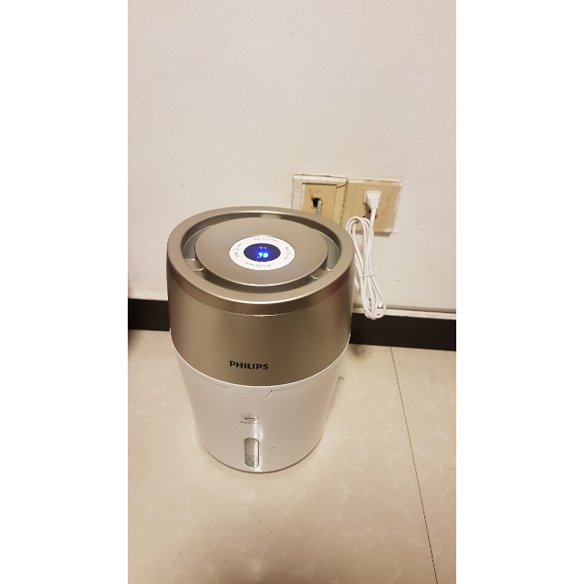 飞利浦philips空气加湿器hu4803家用卧室办公室无雾迷你加湿器牡蛎金