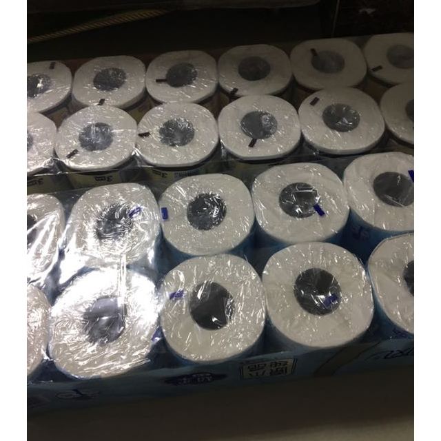 清风 卷纸 原木纯品三层240段*12卷卷筒卫生纸巾厕纸手纸【新旧包装