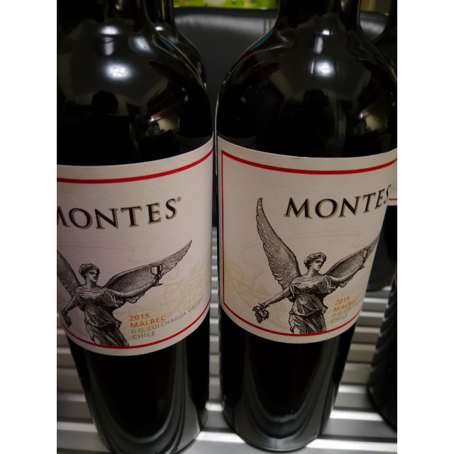 > 智利原瓶进口蒙特斯(montes)红酒经典系列梅洛干红葡萄酒750ml单支