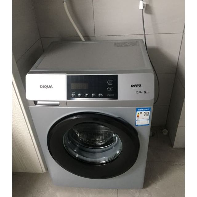 三洋sanyowf80bs565s8公斤全自动洗脱一体滚筒洗衣机桶自洁随心洗涤