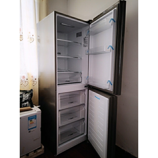 haier/海尔 bcd-269wdgb 269升 双门冰箱 家用 冷藏冷冻 风冷无霜