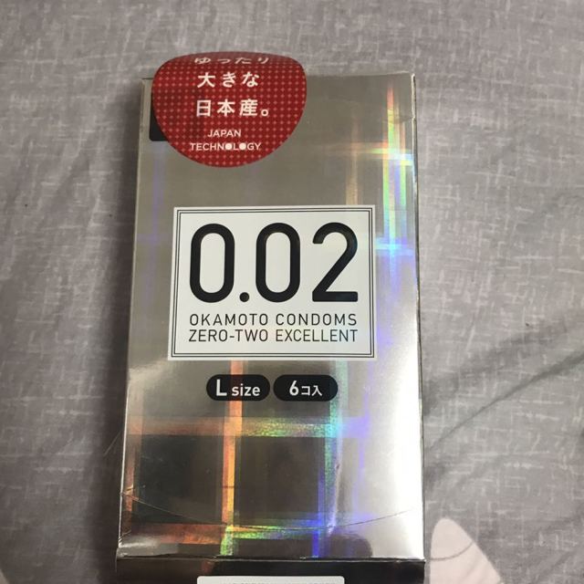 超薄享受okamoto冈本冈本002l号超薄避孕套6个盒日本进口超薄款
