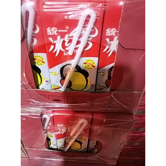 统一冰红茶250ml24盒箱柠檬味茶饮料更冰爽