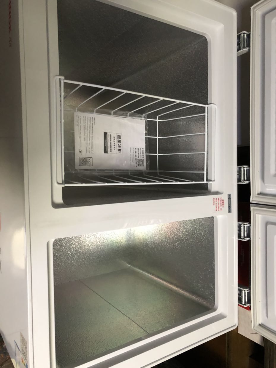 星星(xingx) bcd-158jde 158升 冰柜 卧式冷柜 家用顶开门 冷藏冷冻双