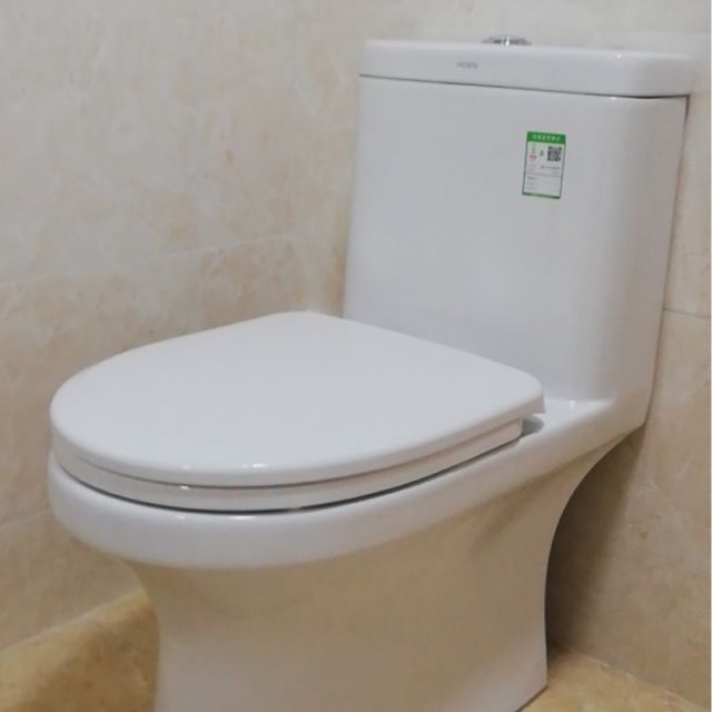 moen摩恩黑洞劲冲系列地排喷射虹吸式陶瓷节水家用马桶sw3112坑距340