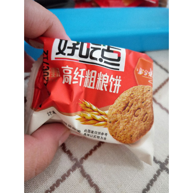 > 【年货礼盒】达利园 好吃点 饼干 零食 高纤粗粮饼800g(饼干礼盒)