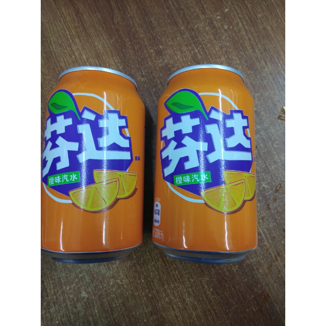 芬达 橙味汽水330ml*6听 6连包装 (新老包装随机发货)可口可乐荣誉