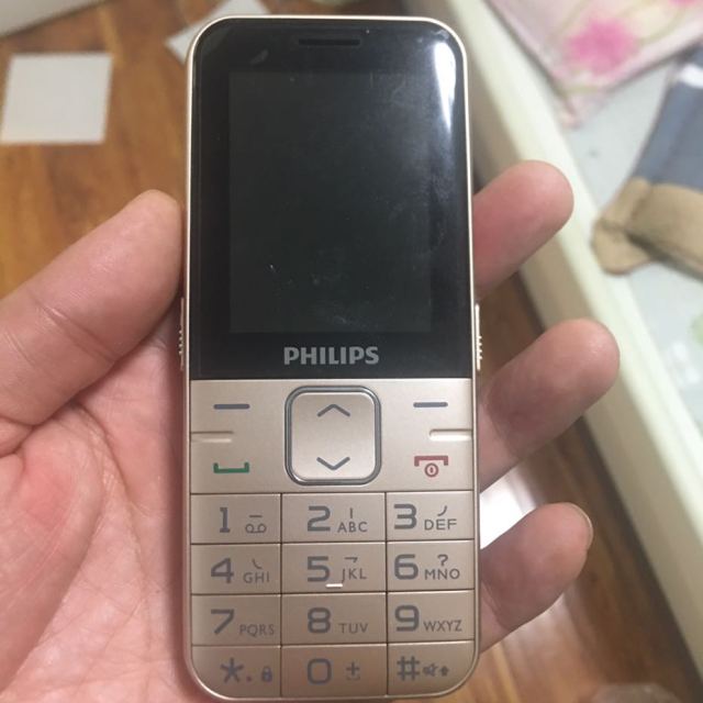 飞利浦philipse186a移动版直板按键老人手机双卡双待长待机大字大声