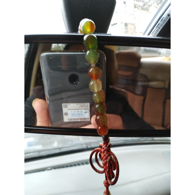 左传七彩孔雀玛瑙单圈手串8mm彩虹黑曜石8mm色彩艳丽