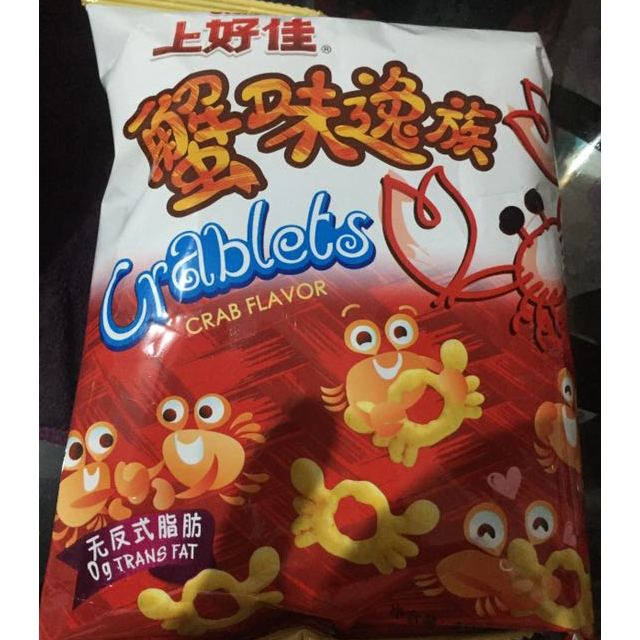 上好佳蟹味逸族薯片40g袋