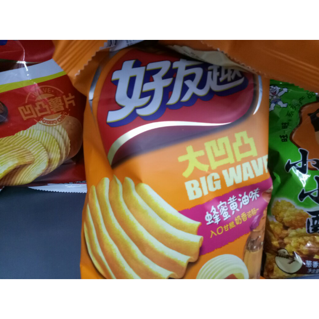 好丽友orion好友趣薯片蜂蜜黄油味75g15g