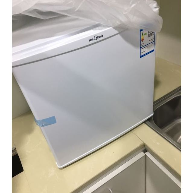 美的midea45升单门冰箱迷你冷藏bc45m白色