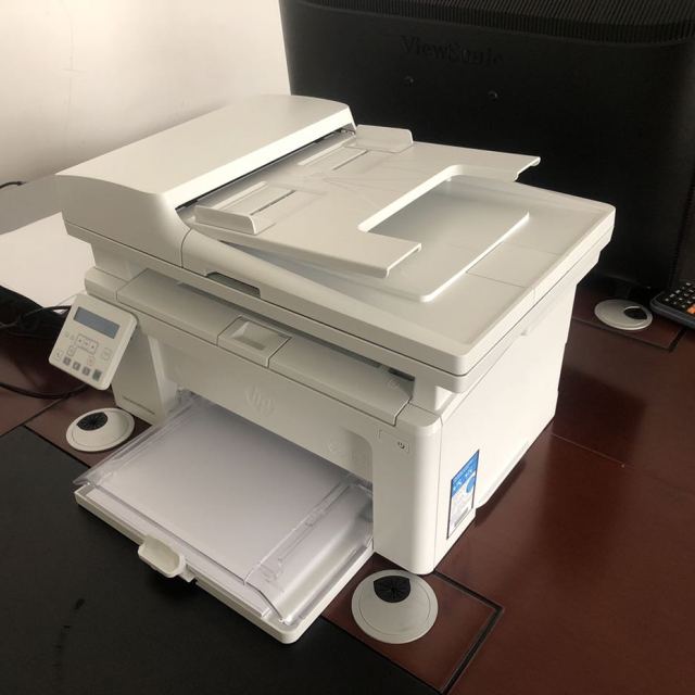 惠普hpm132snw黑白激光一体机办公多功能打印机一体机打印复印扫描