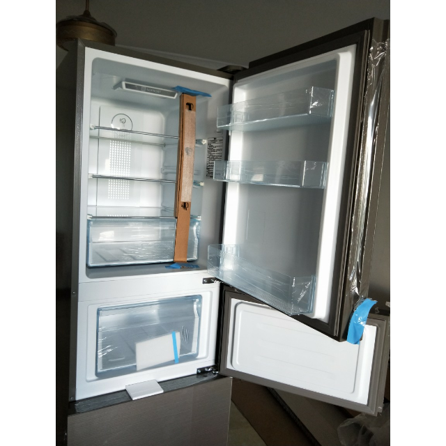 海尔/haier bcd-225wdgk 家用 风冷无霜 变频 金色 高效节能 干湿分储