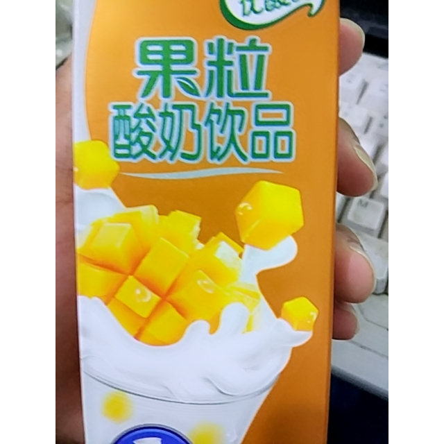 伊利果粒優酸乳芒果味酸奶牛奶飲品245g12盒箱