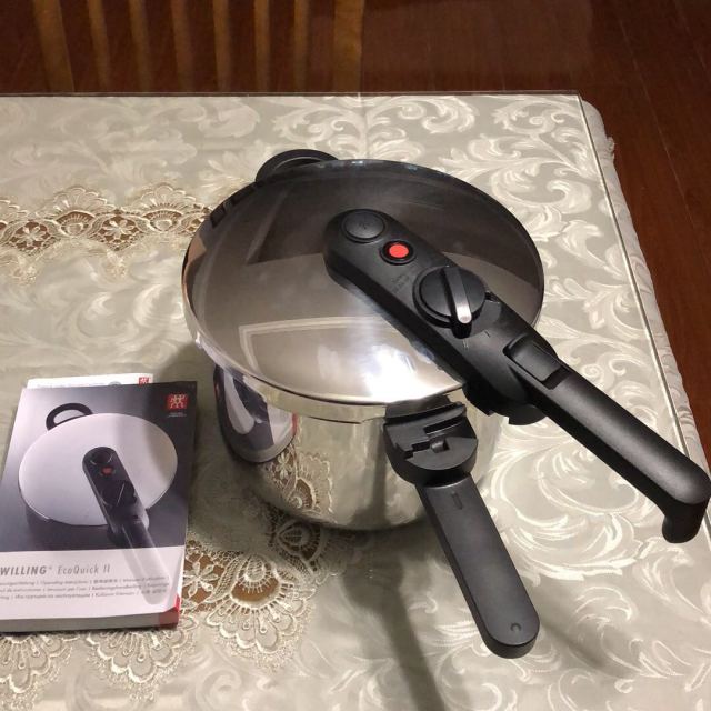 双立人zwillingecoquickii压力锅6l不锈钢高压锅电磁炉燃气灶通用