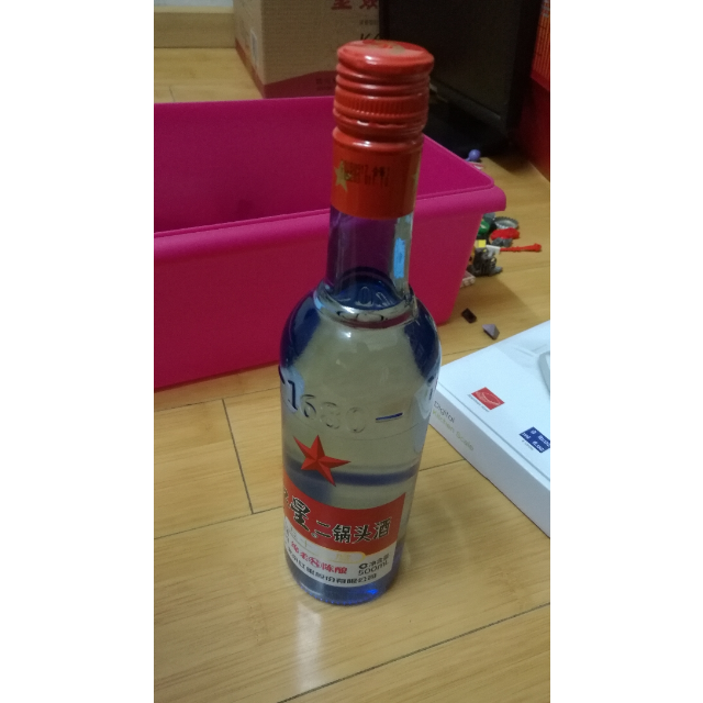 红星二锅头酒绵柔8纯粮陈酿53度500ml单瓶装高度清香型白酒新老包装