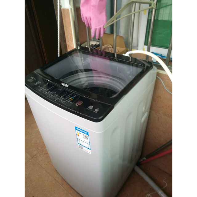 海尔(haier)xqb90-bz828 变频波轮洗衣机大容量9公斤神童全自动洗衣机