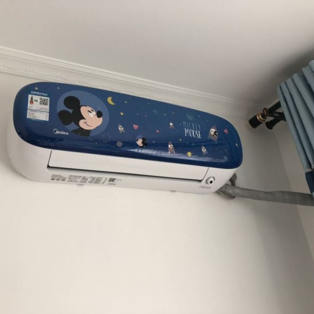 美的midea米奇空调儿童空调大1匹变频挂机家用kfr26gwbp3dn1ymq200b2