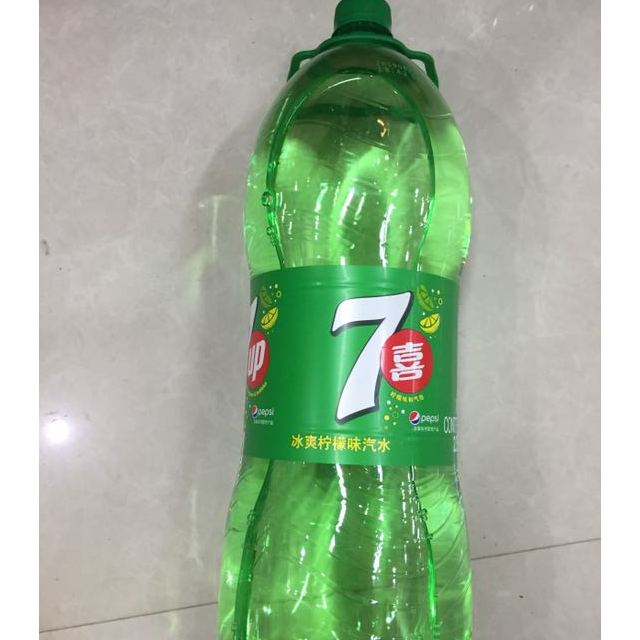 百事可樂7喜檸檬味汽水25l6塑包碳酸飲料七喜