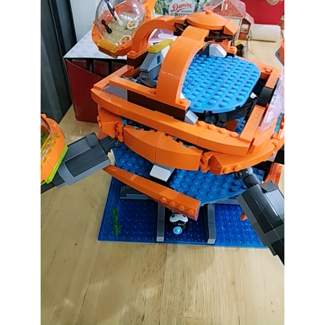 启蒙积木海底小纵队拼装启蒙章鱼堡舰艇套装8兼容乐高男孩子女孩儿童