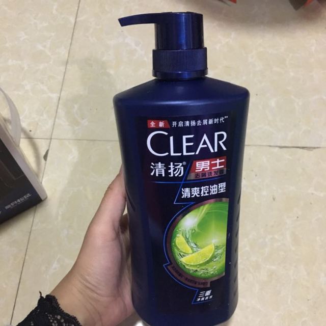 清扬(clear)男士去屑洗发露清爽控油型750ml