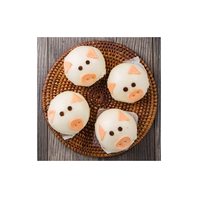 思念蜜香红豆猪猪包300g10只速食早餐面点儿童营养馒头