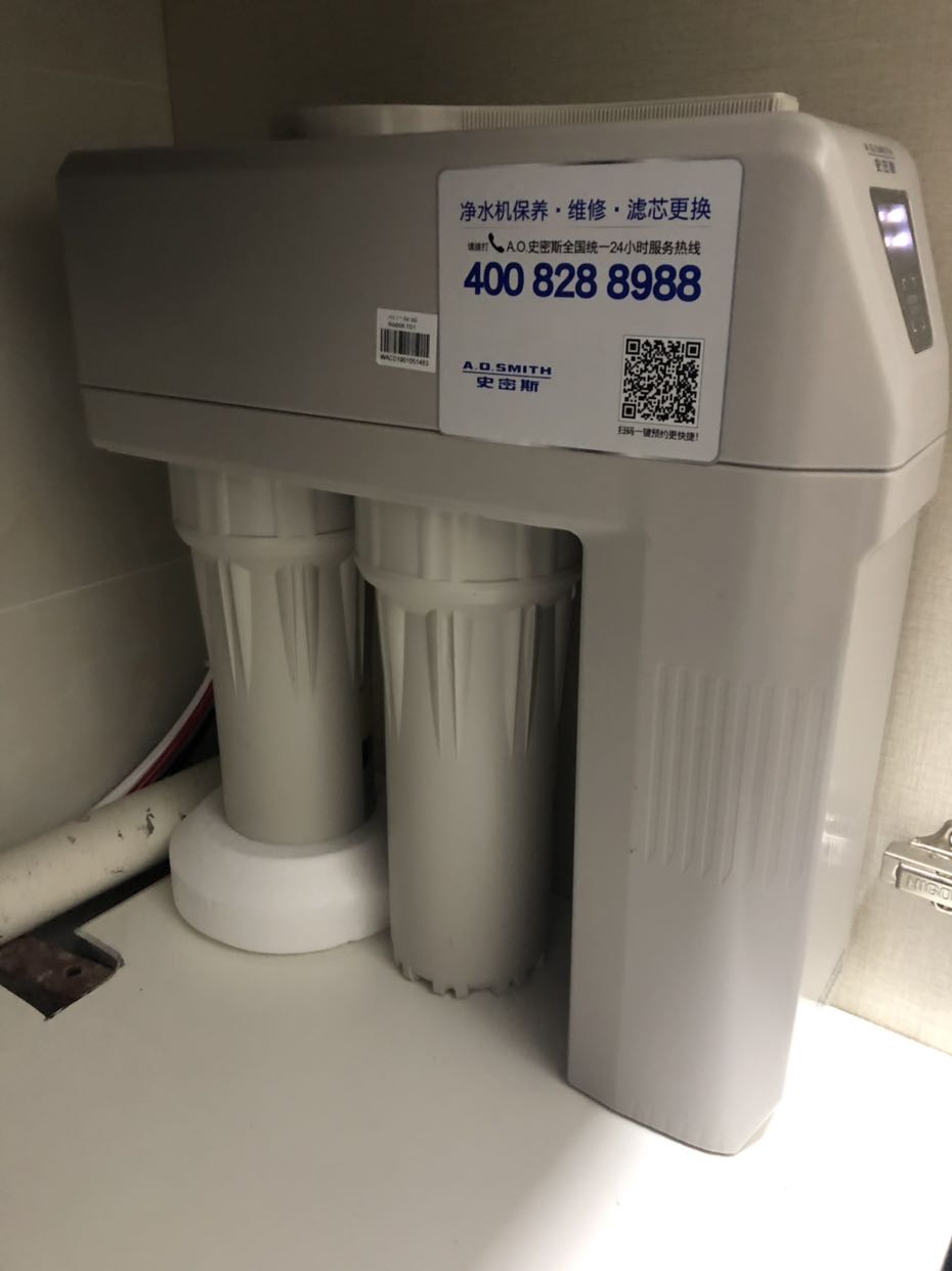 ao史密斯(a.o.smith)厨下式家用直饮净水器r600etd1 小体积 1.