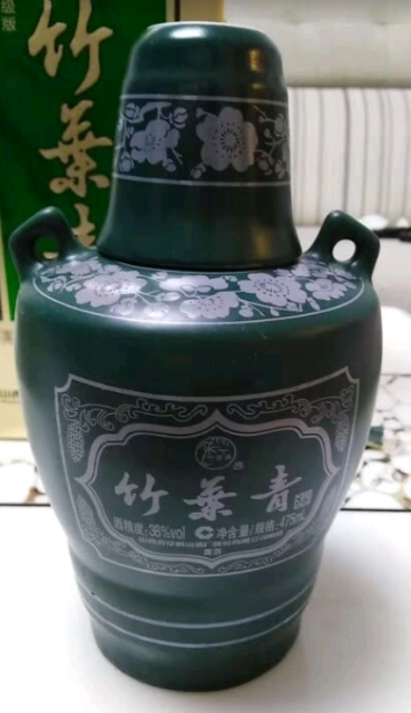 【官方自营】山西汾酒杏花村 38度坛竹 475ml 礼盒装 竹叶青 露酒晒单
