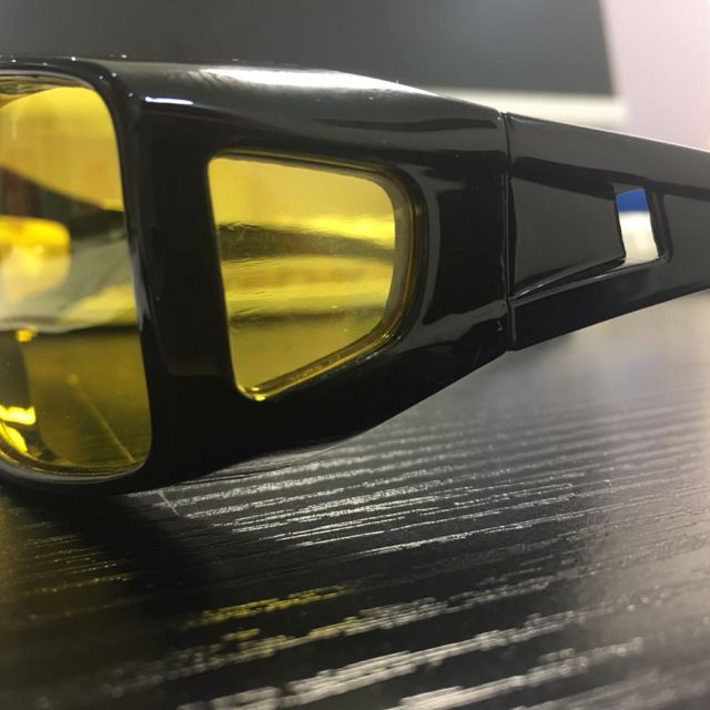 黑科技夜视偏光套镜tac镜片全框男女通用防远光灯夹片成人夜视眼镜