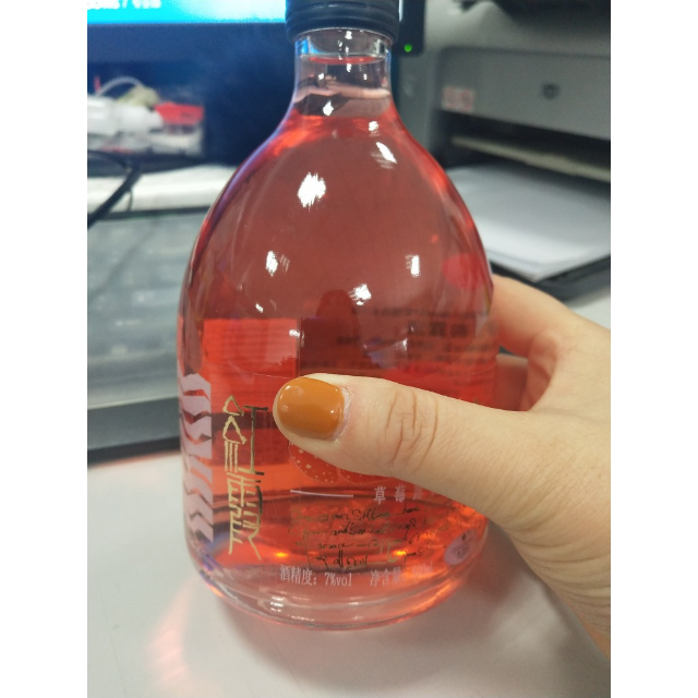查理红草莓露酒水果露酒500ml1