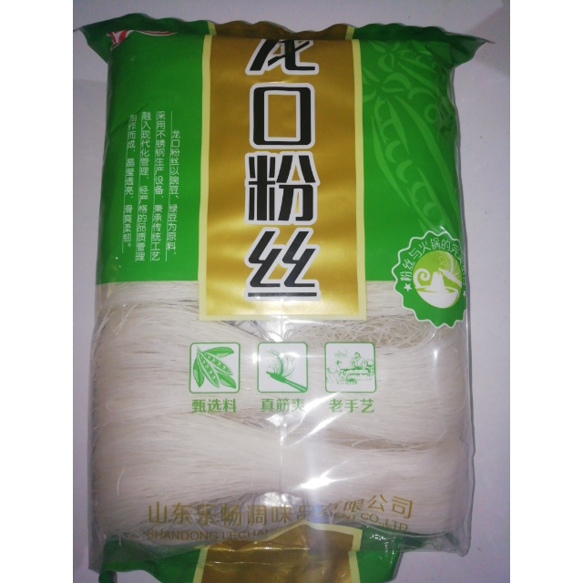 乐畅龙口粉丝袋装380g柔韧细滑爽口豌豆粉绿豆粉