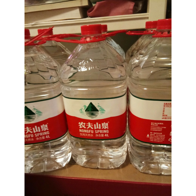 農夫山泉天然飲用水4l6整箱家庭用水桶裝