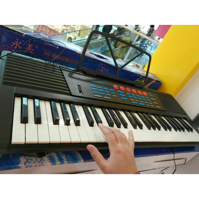 > 永美多功能电子琴500e商品评价 > 送小朋友不错哦!54.
