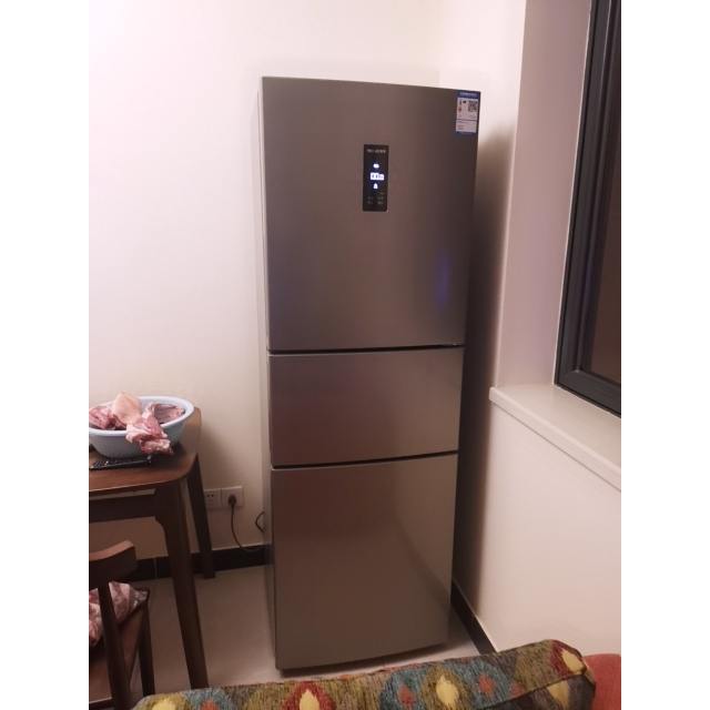 美菱melingbcd249wp3cx249升三门双变频风冷无霜一级能效节能省电静音