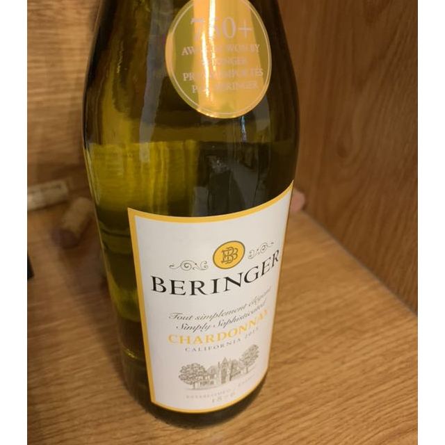 贝灵哲加州系列霞多丽白葡萄酒750ml单支装