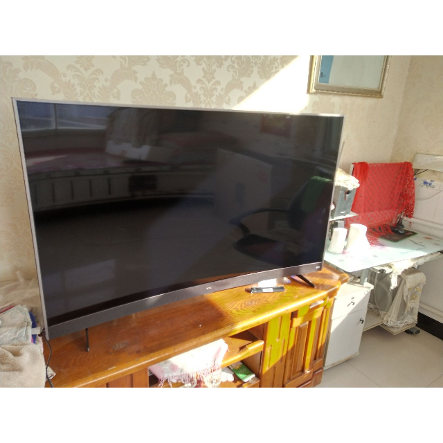 > tcl 55a880c 55英寸4k曲面薄高清人工智能网络液晶曲屏电视机(咖啡