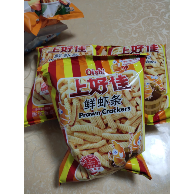 > 上好佳 鲜虾条 膨化食品 40g商品评价 > 您没有填写评价内容